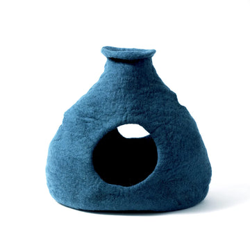 Dharma Dog Karma Cat CAVE -  Teal Purr-a-Boo