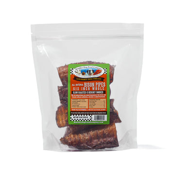 Boulder Dog Bison Trachea 6"