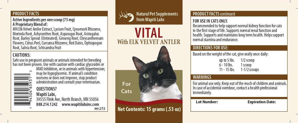Wapiti Elk Velvet Cat