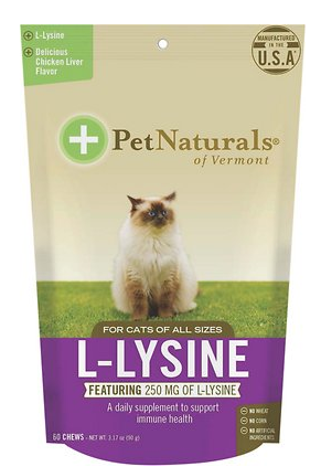 Pet Naturals L-Lysine Cat 60ct