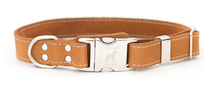 Euro Dog Collar - Rolled Leather, Quick Release