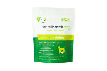 Small Batch Dog Raw Duck Sliders 3lb