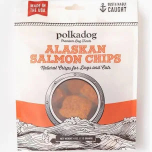 Polka Dog Salmon Chips 4oz