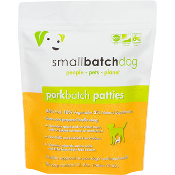 Small Batch Dog Raw Pork Sliders 3lb