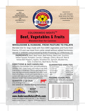 Anderson's Dog Frozen Raw Food - 0