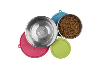 Messy Mutts Bowl Set (3pk w/lids) - 0