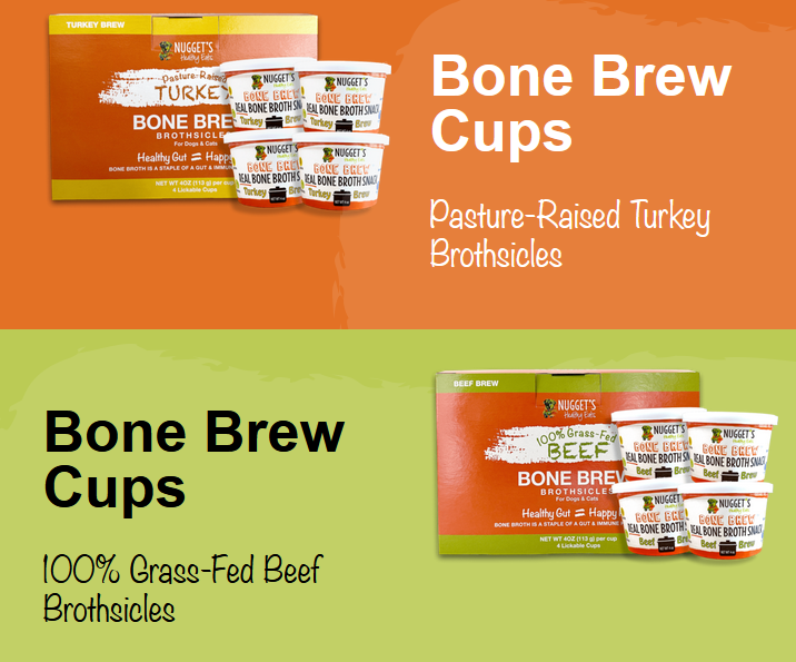 Nugget's Bone Broth Lickable Cups