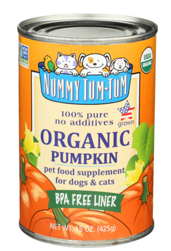 What canned pumpkin top is good for dogs