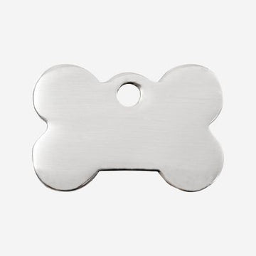 Red Dingo Flat Stainless Steel Tag All Sizes