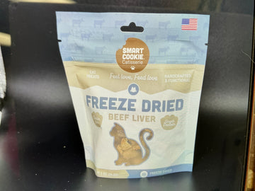 Smart Cookie Freeze Dried Cat Treats 1oz Beef Liver