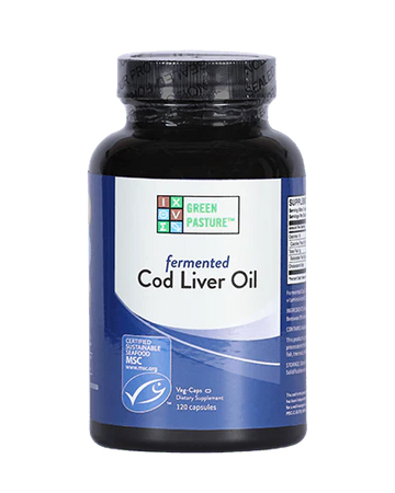 Green Pasture Fermented Cod Liver Capsules 120ct - 0