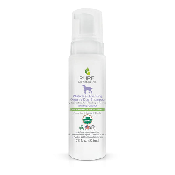 Pure & Natural Pet - Waterless Foaming Dog Shampoo 7.5oz
