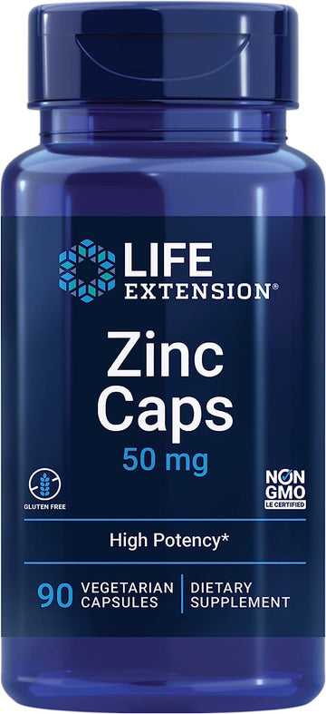 Life Extension Zinc Caps 50mg 90ct