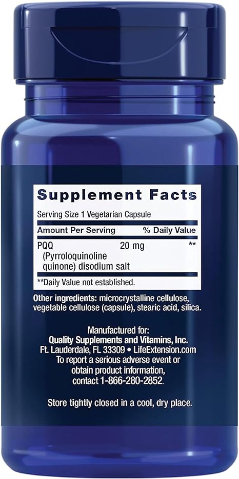 Life Extension PQQ 20mg 30ct - 0