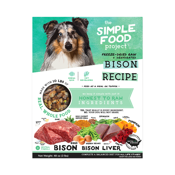 Simple Food Project Dog Freeze Dried Raw