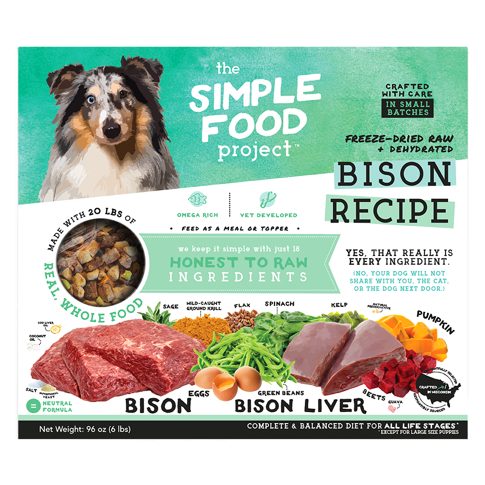 Simple Food Project Dog Freeze Dried Raw