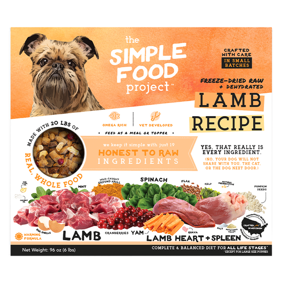 Simple Food Project Dog Freeze Dried Raw