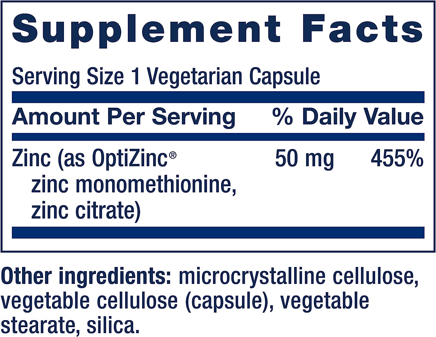 Life Extension Zinc Caps 50mg 90ct