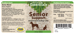 Animal Essentials Senior Support 1oz