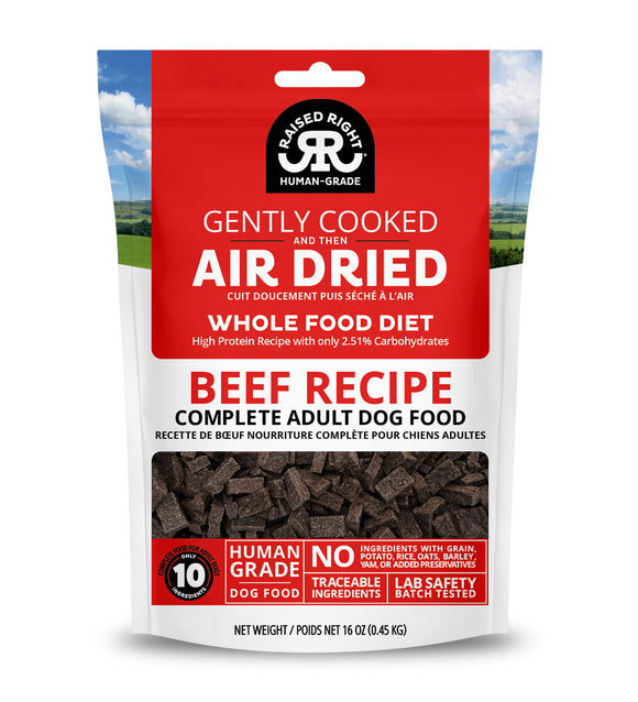 Raised Right Air Dried
