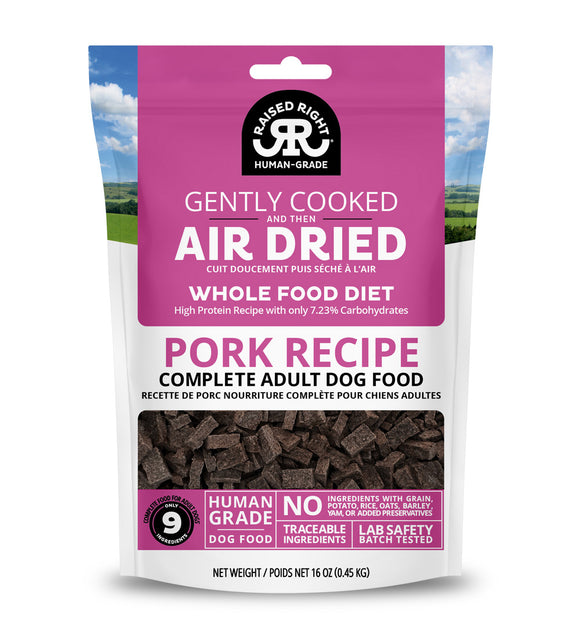 Raised Right Air Dried