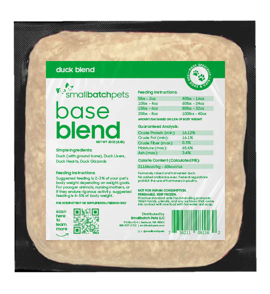 Small Batch Dog Raw Brick 2lb