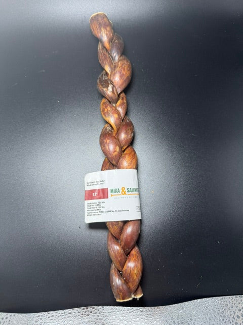 Mika & Sammy's Braided Beef Gullet 12"