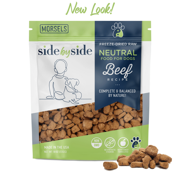 Side by Side Freeze Dried Morsels