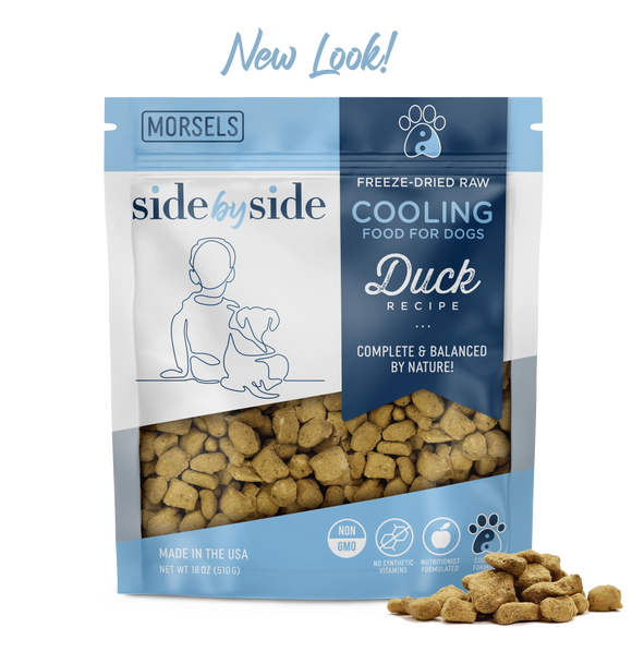 Side by Side Freeze Dried Morsels