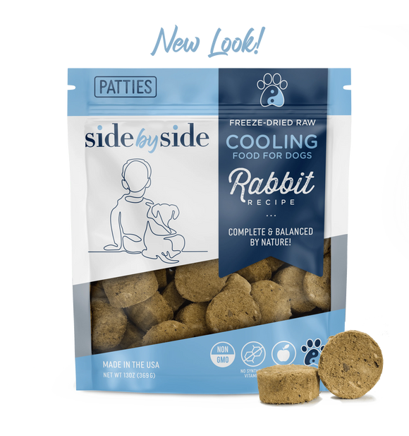 Side by Side Freeze Dried Mini Patties