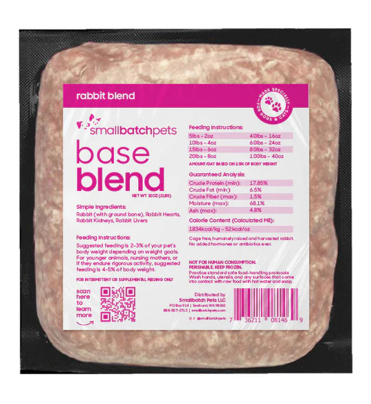 Small Batch Dog Raw Brick 2lb
