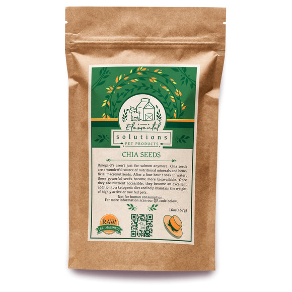 Elemental Solutions Chia Seeds 16oz