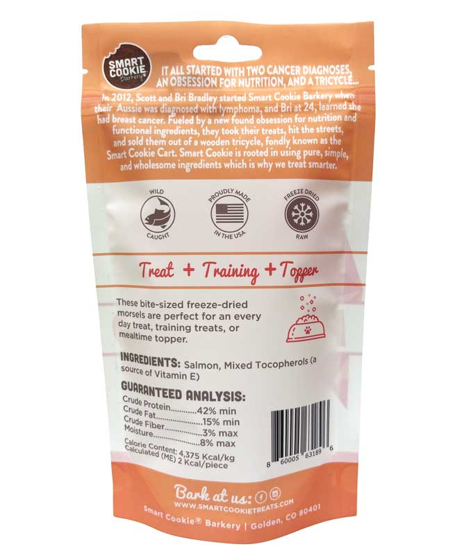 Smart Cookie Freeze Dried Salmon 2oz - 0