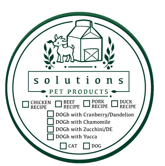 Solutions Pet Products Sample Stickers