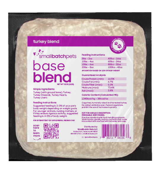 Small Batch Dog Raw Brick 2lb