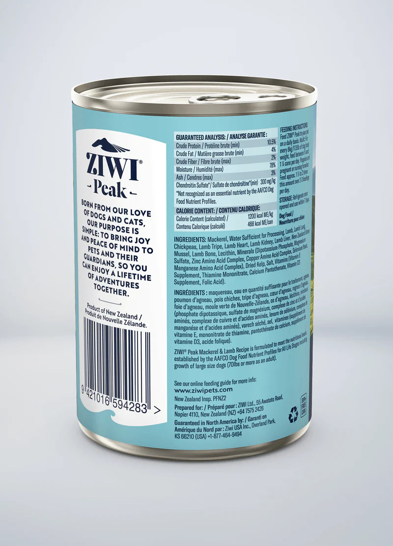 Ziwi Peak Dog Originals Wet Food