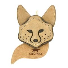 Tall Tails Dog Toys Leather Fox S 4-6in