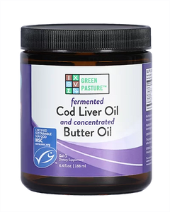 Green Pasture Fermented Cod Liver and Butter Oil 6.4oz