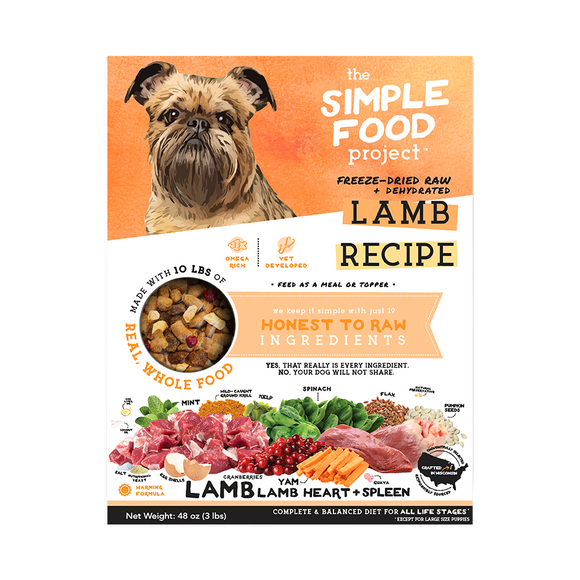 Simple Food Project Dog Freeze Dried Raw