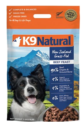 K9 Natural Dog Freeze Dried Diets