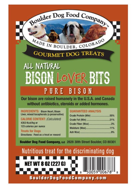 Boulder Dog Bison Treats