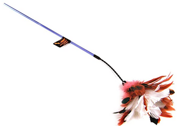 VEE PURRfect Cat Play Wand Bouncer Crinkle