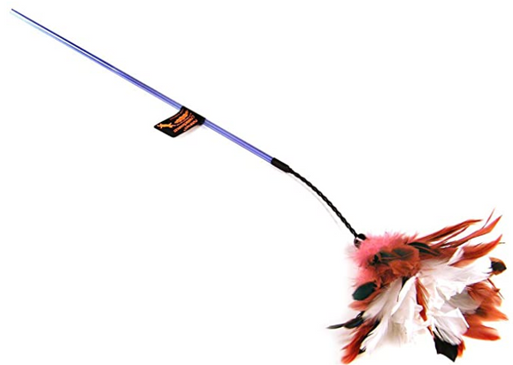 VEE PURRfect Cat Play Wand Bouncer Crinkle