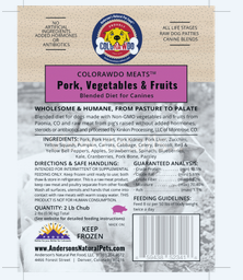 Anderson's Dog Frozen Raw Food