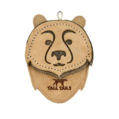 Tall Tails Dog Toys Leather Bear S 4-6in