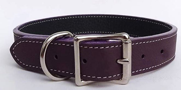Auburn - Tuscan Italian Leather Collar -