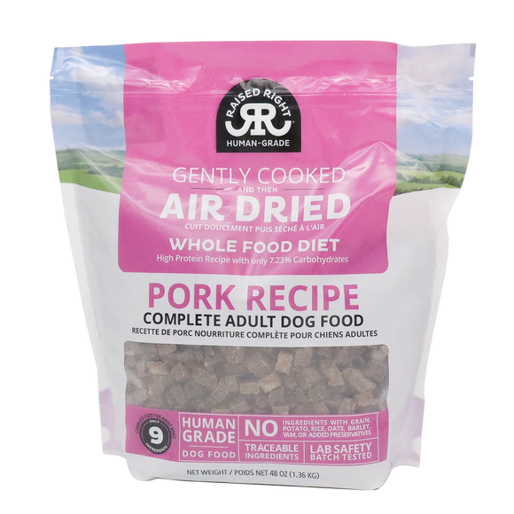 Raised Right Air Dried