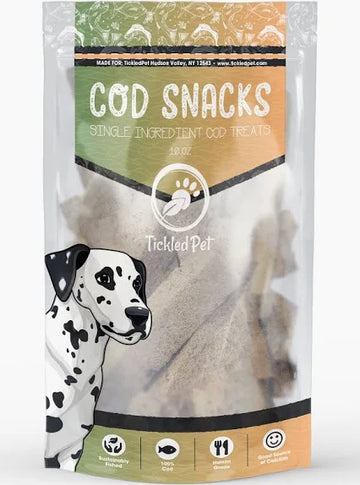 Tickled Pet Cod Snacks 10oz