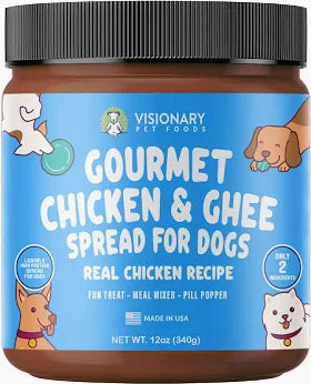 Visionary Pet Foods Chicken and Ghee Meat Spread 12oz