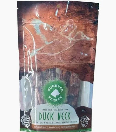 Furever Primal - Duck Neck 6oz, 4ct